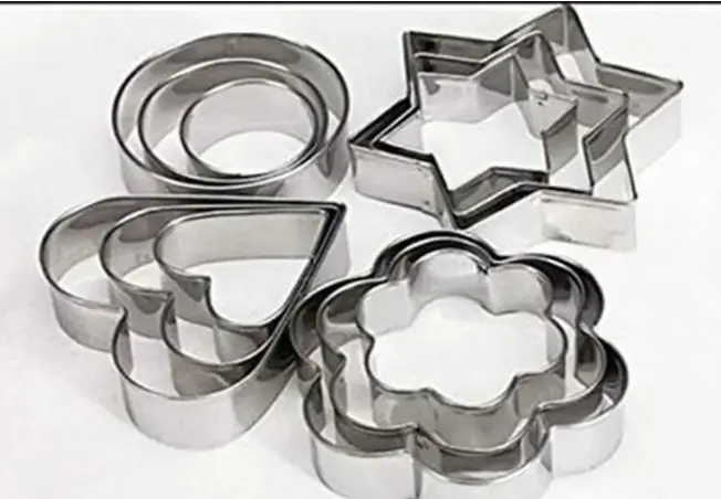 Cookie cutters shapes baking sets. 12pcs