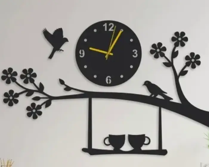 Wooden wall clock
