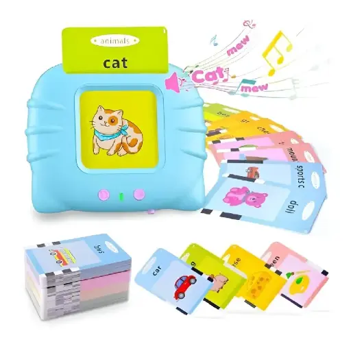 Talking flash cards learning toys
